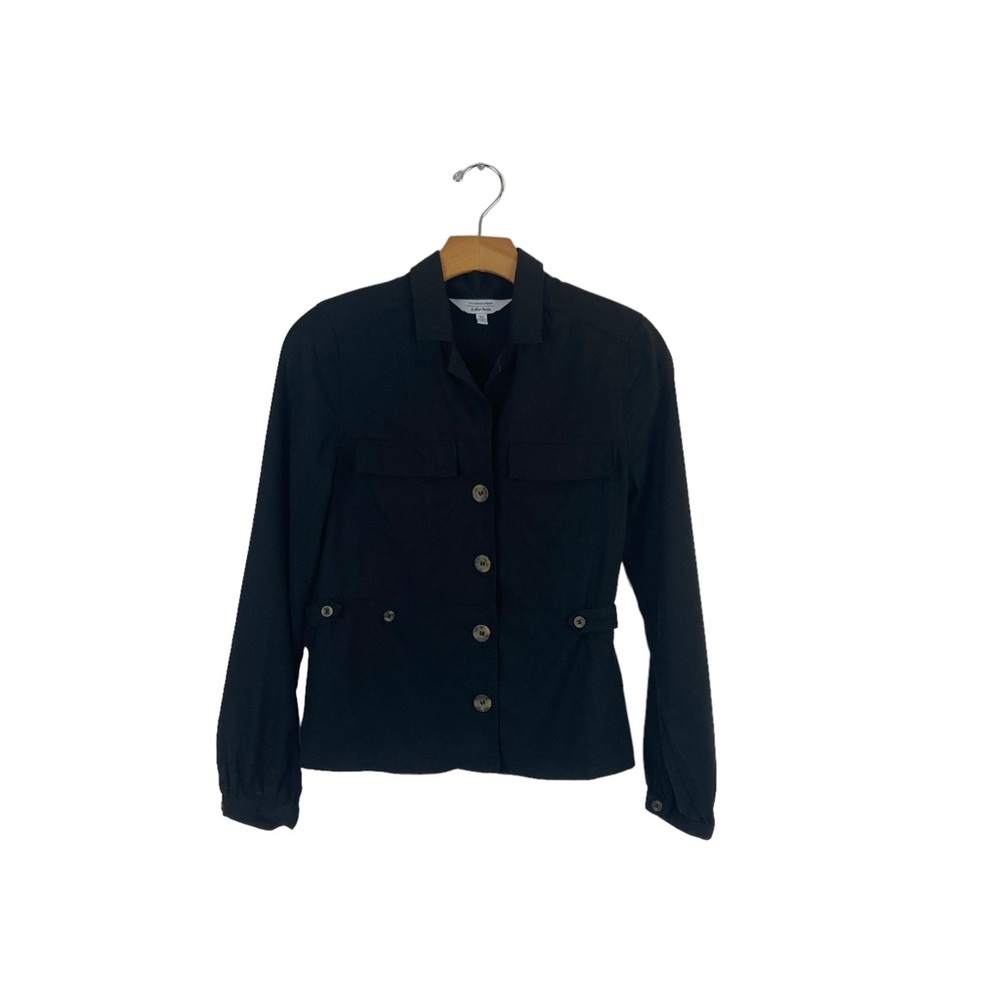 & Other Stories Black Utility Jacket/Shacket Size 0